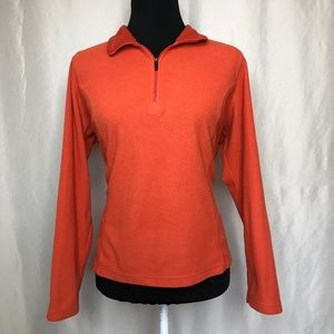 Lands' End Quarter Zip Fleece Pullover